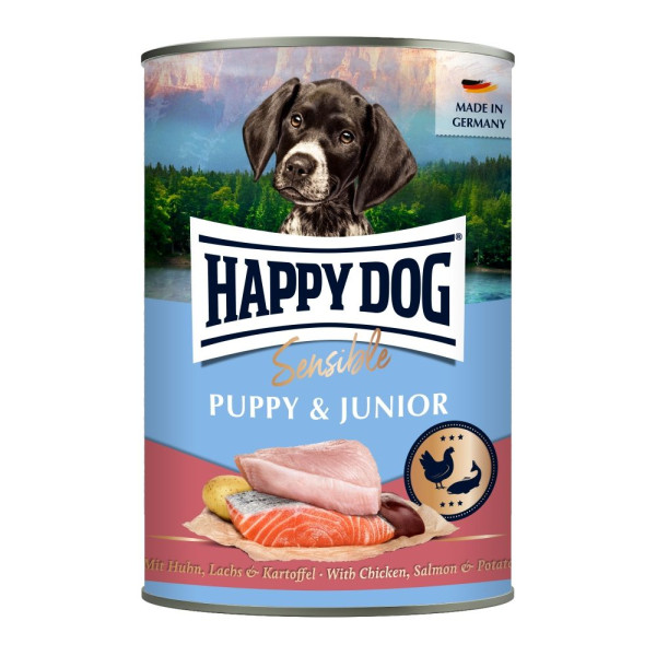 Sensible Puppy & Junior - Huhn, Lachs  - losos 400 g