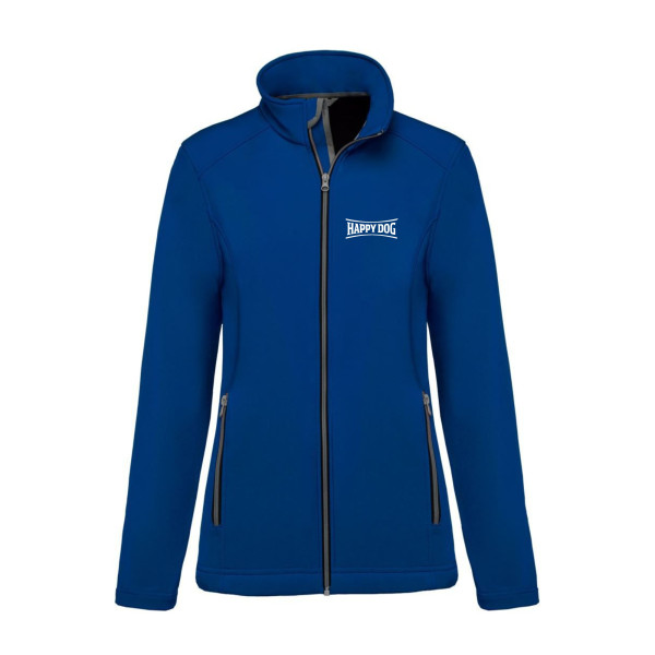 Dámská softshell bunda modrá 3XL